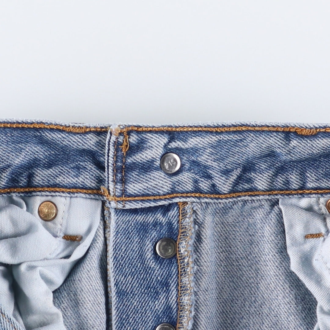 90'S Levi's 501-0193 Straight Denim Pants Made in Canada Men's W30 Vintage cotton blue type Vintage Second Hand