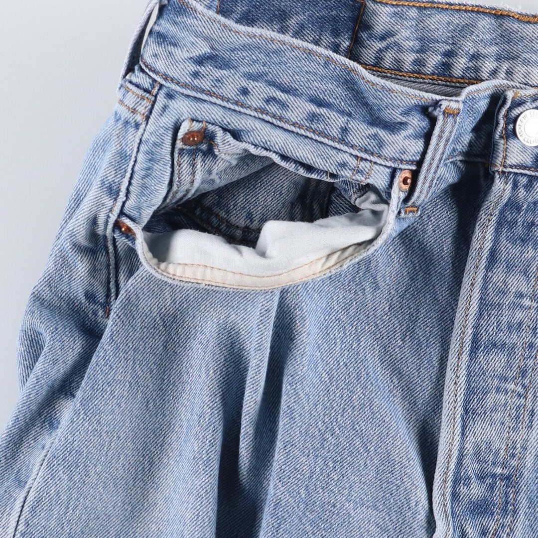 90'S Levi's 501-0193 Straight Denim Pants Made in Canada Men's W30 Vintage cotton blue type Vintage Second Hand