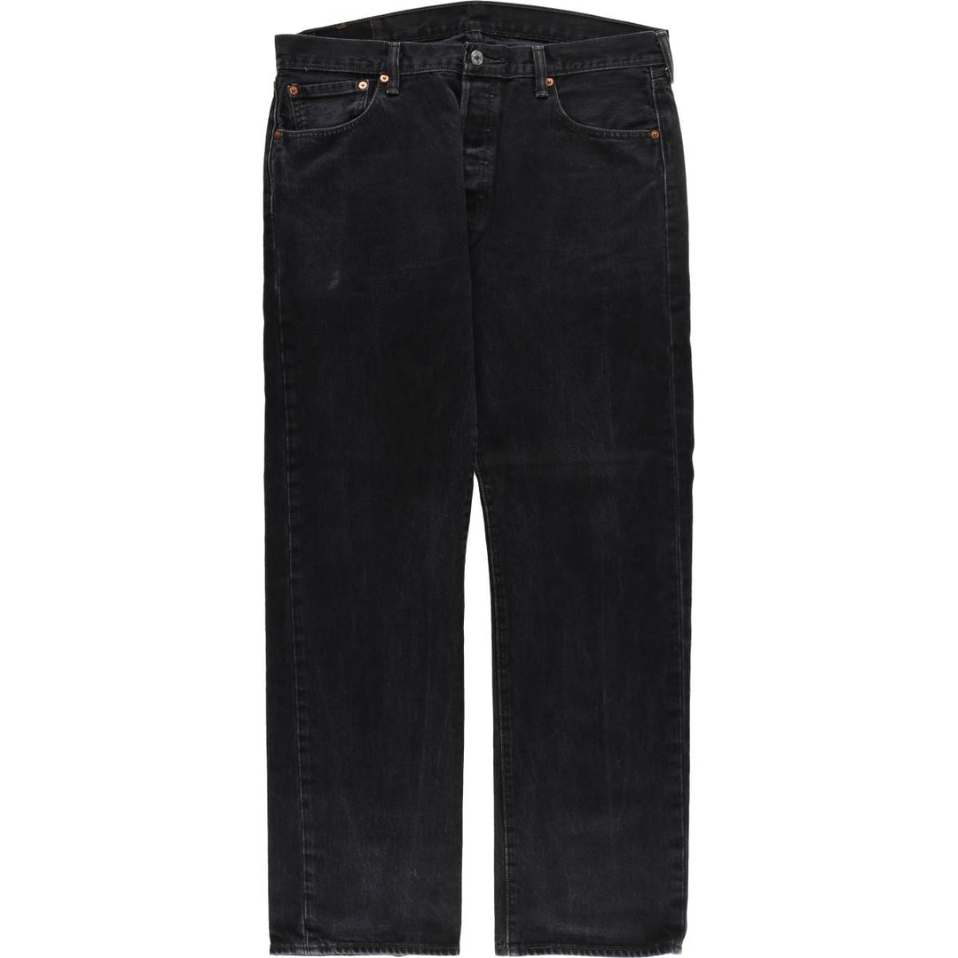 Levi's 501 Black Denim Straight Denim Pants Men's W36 cotton black type Vintage Second Hand