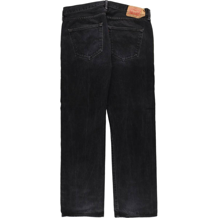 Levi's 501 Black Denim Straight Denim Pants Men's W36 cotton black type Vintage Second Hand