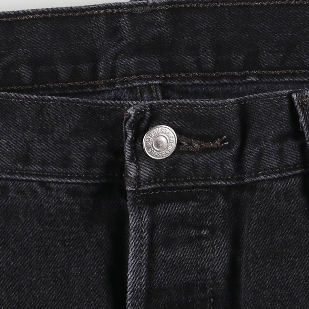 Levi's 501 Black Denim Straight Denim Pants Men's W36 cotton black type Vintage Second Hand