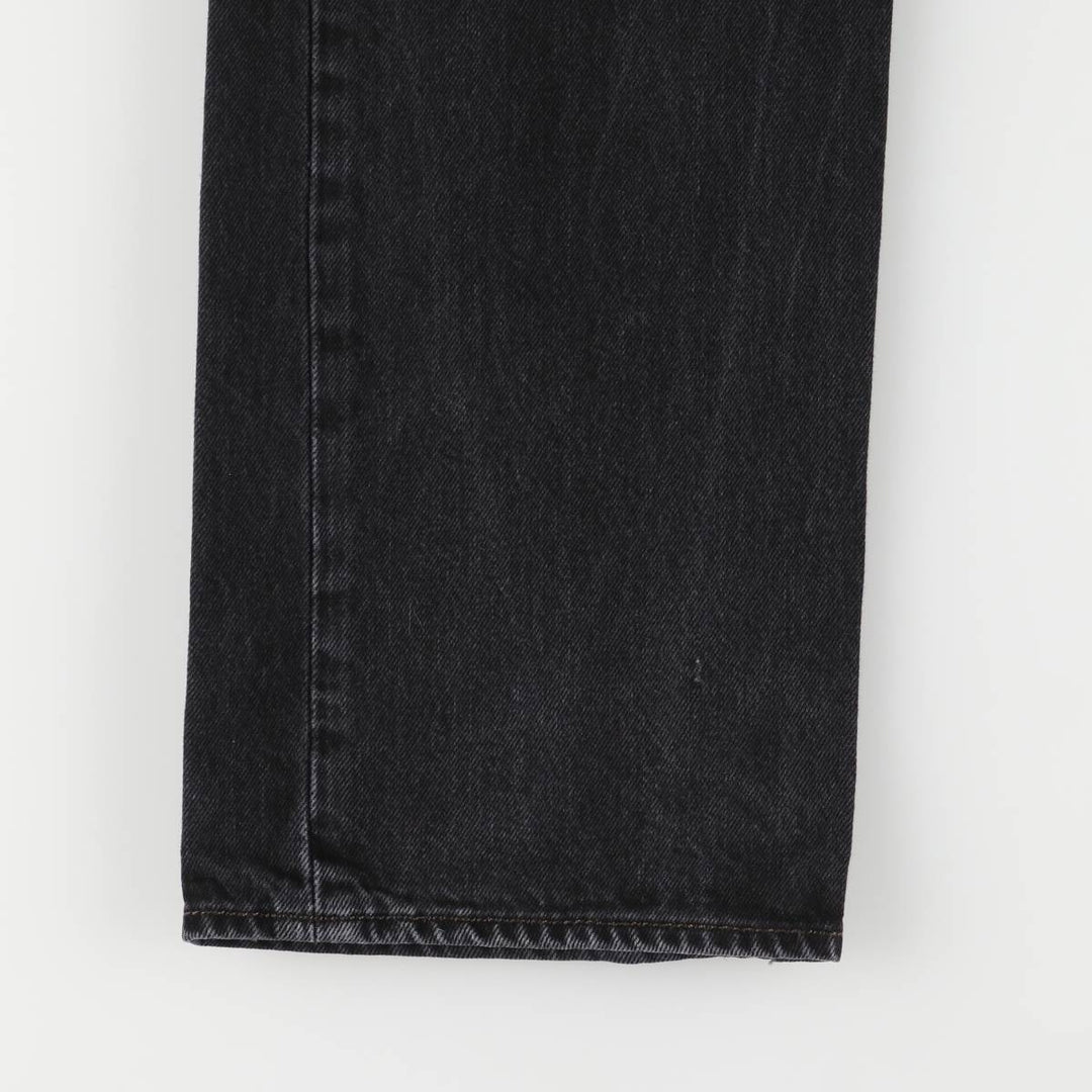 Levi's 501 Black Denim Straight Denim Pants Men's W36 cotton black type Vintage Second Hand