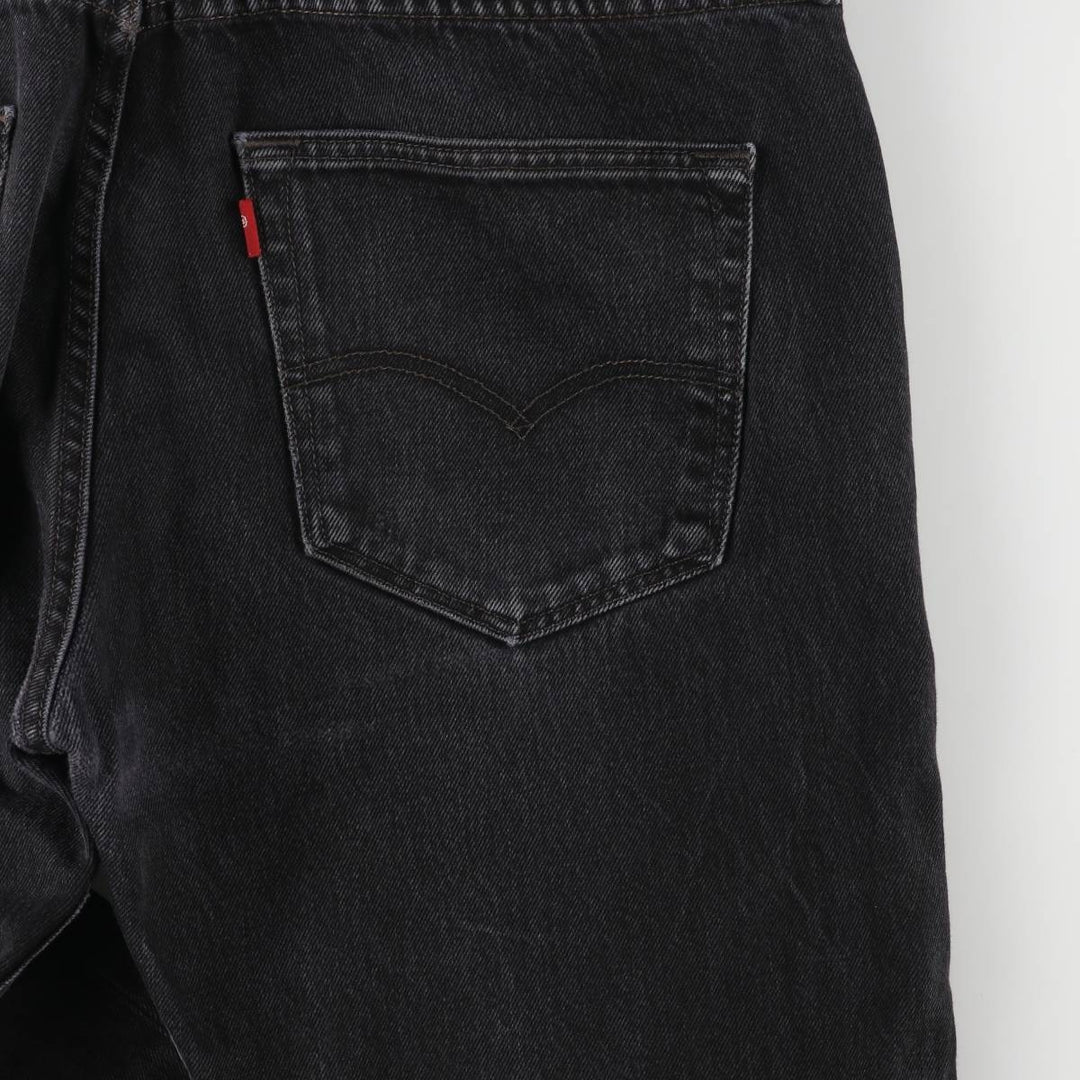 Levi's 501 Black Denim Straight Denim Pants Men's W36 cotton black type Vintage Second Hand