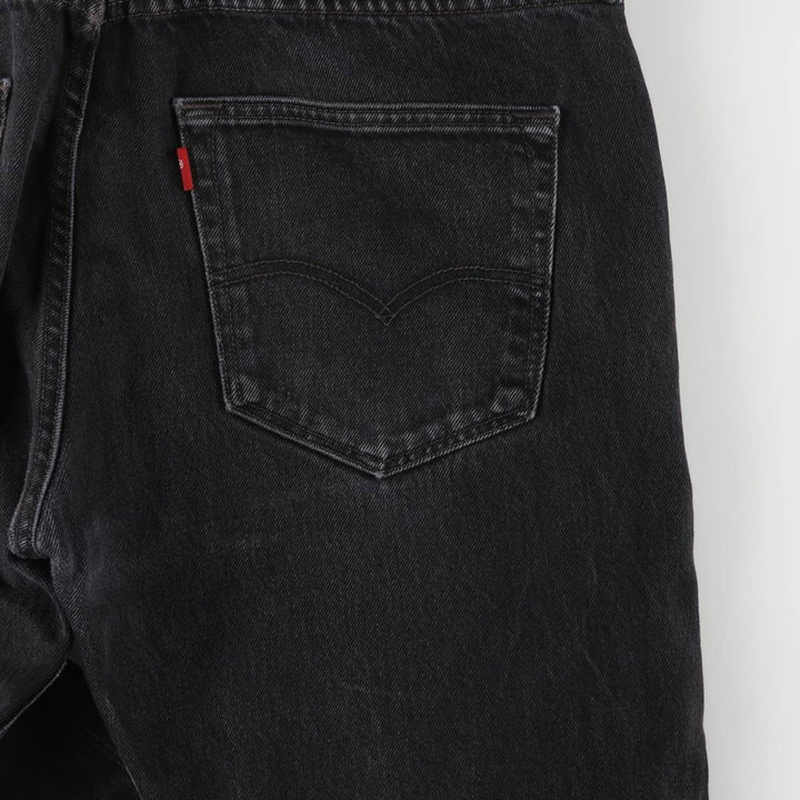 Levi's 501 Black Denim Straight Denim Pants Men's W36 cotton black type Vintage Second Hand