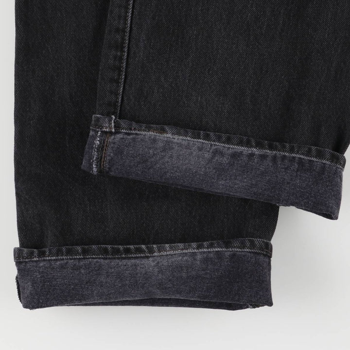 Levi's 501 Black Denim Straight Denim Pants Men's W36 cotton black type Vintage Second Hand