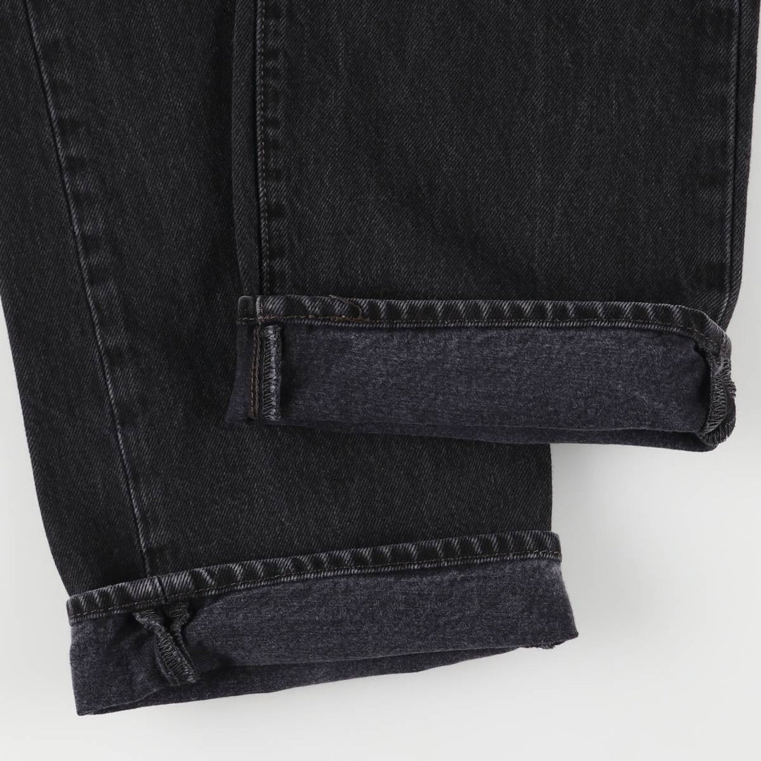 Levi's 501 Black Denim Straight Denim Pants Men's W36 cotton black type Vintage Second Hand