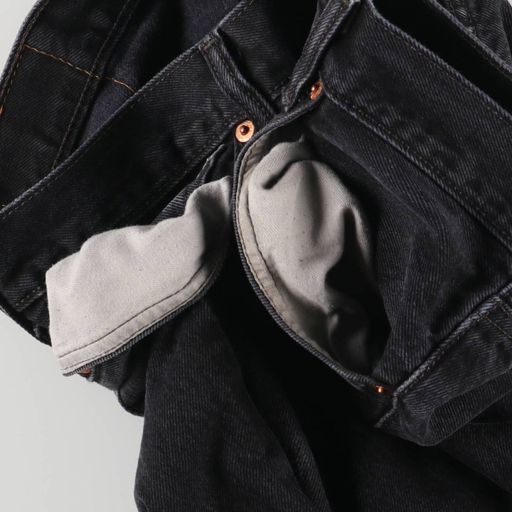 Levi's 501 Black Denim Straight Denim Pants Men's W36 cotton black type Vintage Second Hand