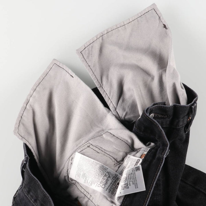 Levi's 501 Black Denim Straight Denim Pants Men's W36 cotton black type Vintage Second Hand