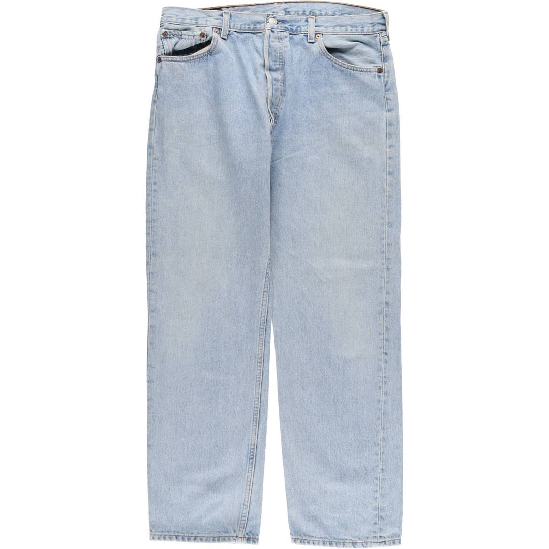 00'S Levi's 0501-0134 Straight denim pants for men, size w34 cotton blue type Vintage Second Hand