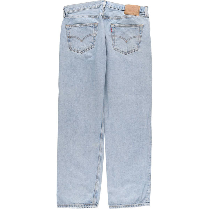 00'S Levi's 0501-0134 Straight denim pants for men, size w34 cotton blue type Vintage Second Hand