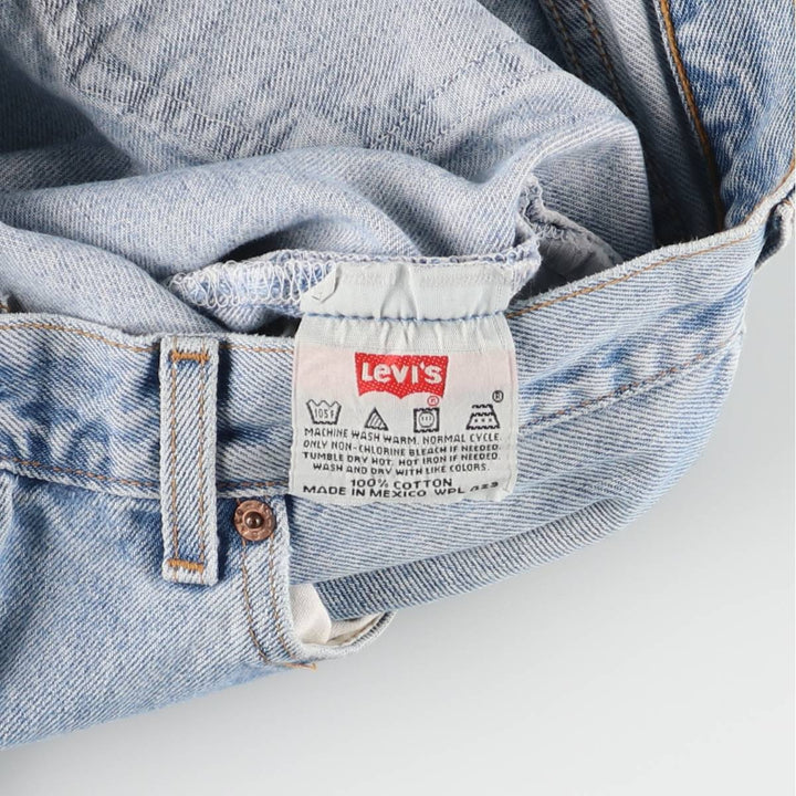 00'S Levi's 0501-0134 Straight denim pants for men, size w34 cotton blue type Vintage Second Hand