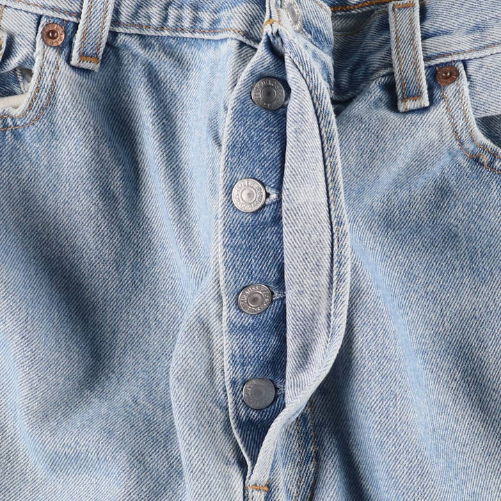 00'S Levi's 0501-0134 Straight denim pants for men, size w34 cotton blue type Vintage Second Hand