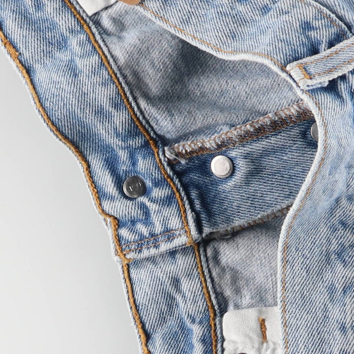00'S Levi's 0501-0134 Straight denim pants for men, size w34 cotton blue type Vintage Second Hand
