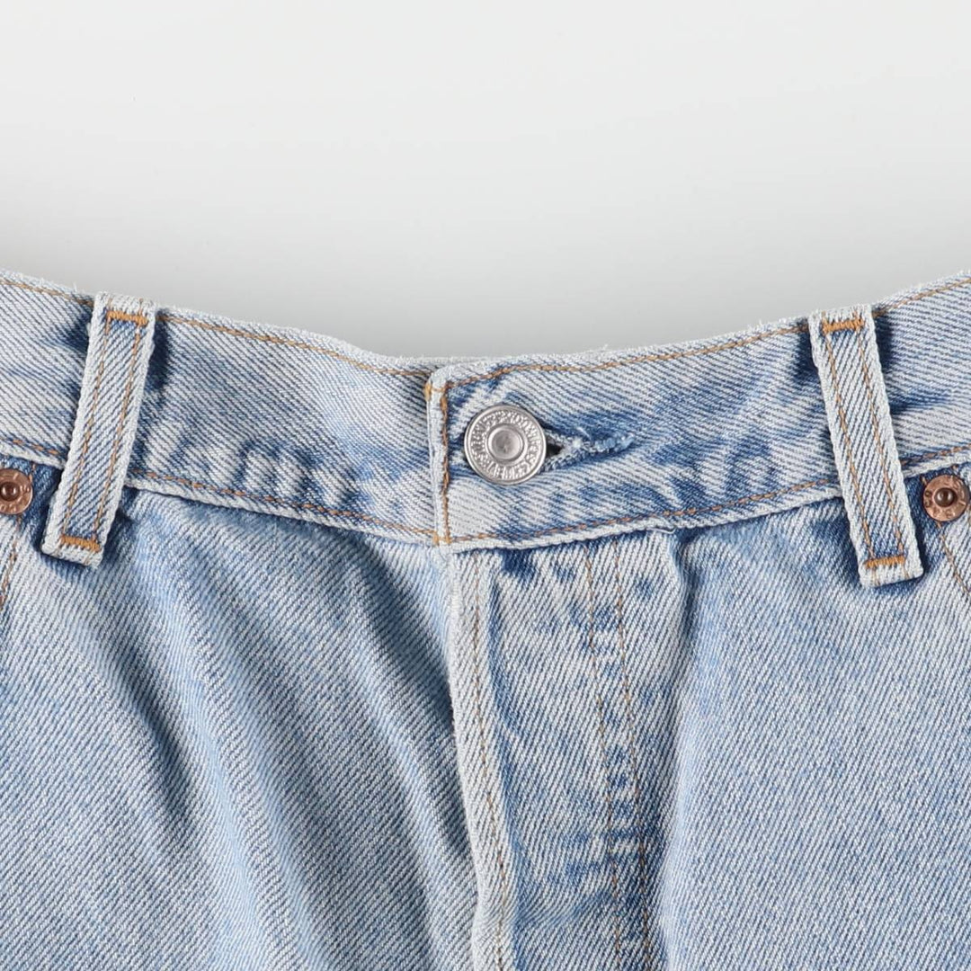 00'S Levi's 0501-0134 Straight denim pants for men, size w34 cotton blue type Vintage Second Hand