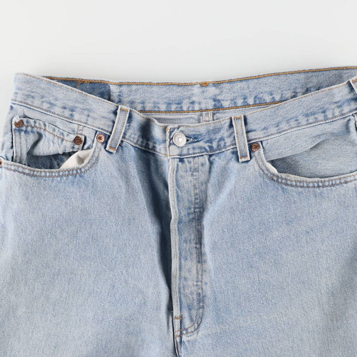 00'S Levi's 0501-0134 Straight denim pants for men, size w34 cotton blue type Vintage Second Hand