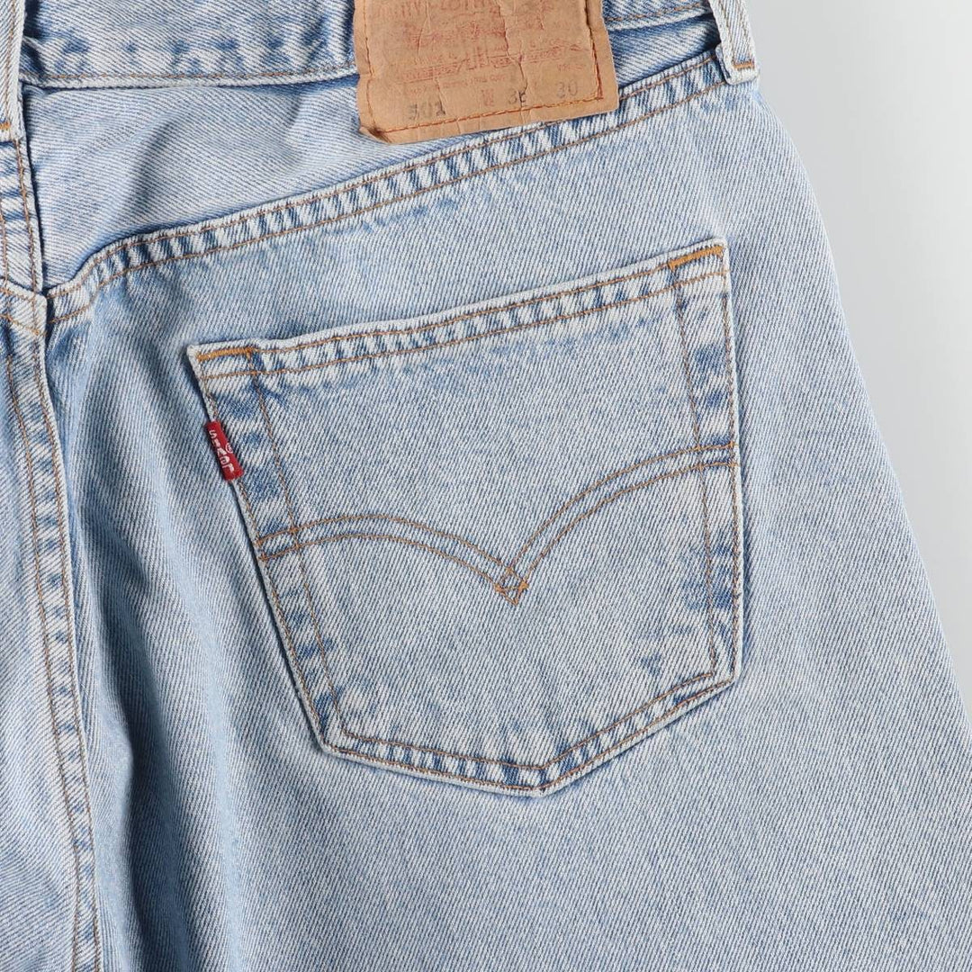 00'S Levi's 0501-0134 Straight denim pants for men, size w34 cotton blue type Vintage Second Hand