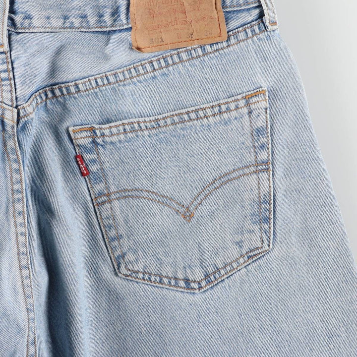 00'S Levi's 0501-0134 Straight denim pants for men, size w34 cotton blue type Vintage Second Hand