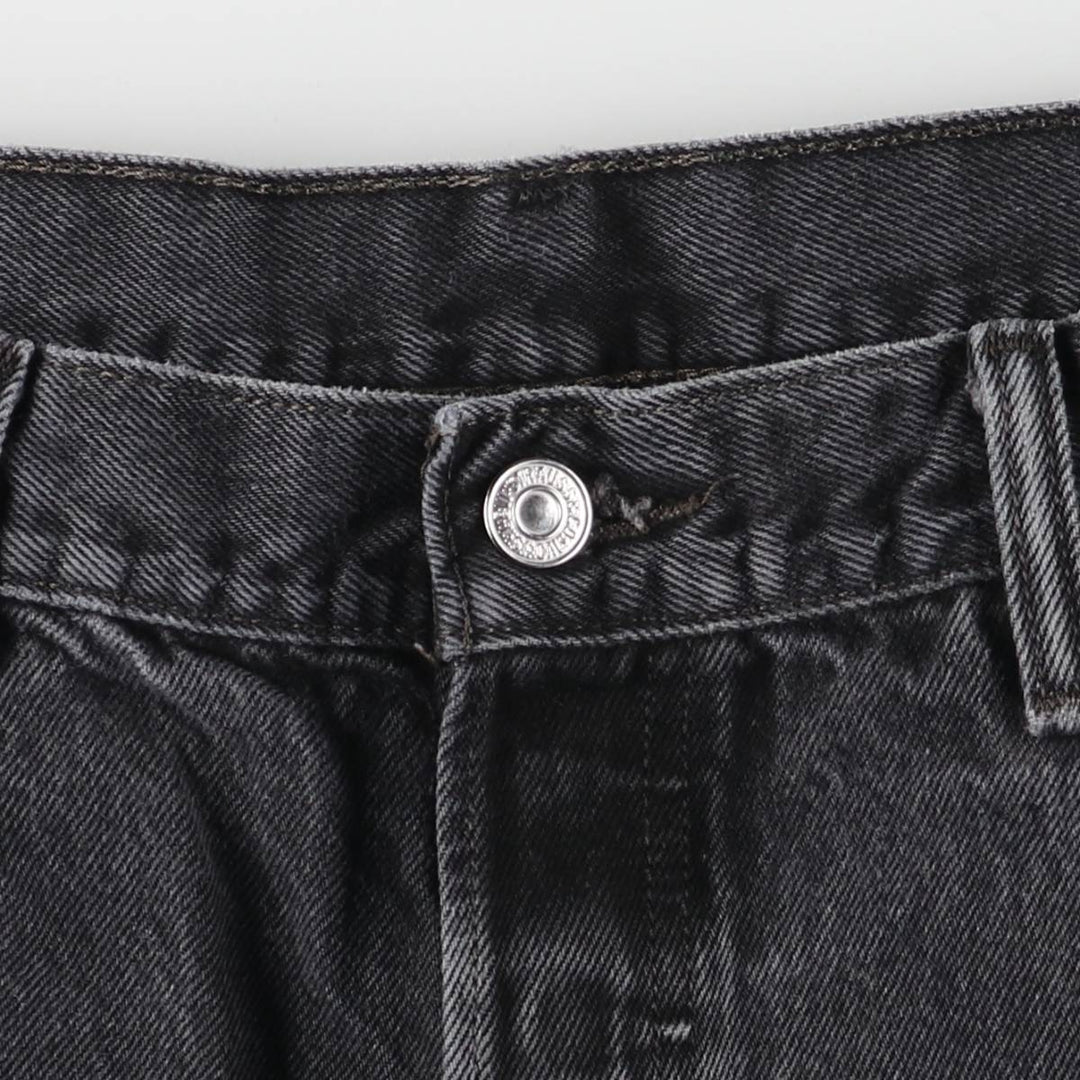Levi's 501 Black Denim Straight Denim Pants for Men, W35 cotton black type Vintage Second Hand