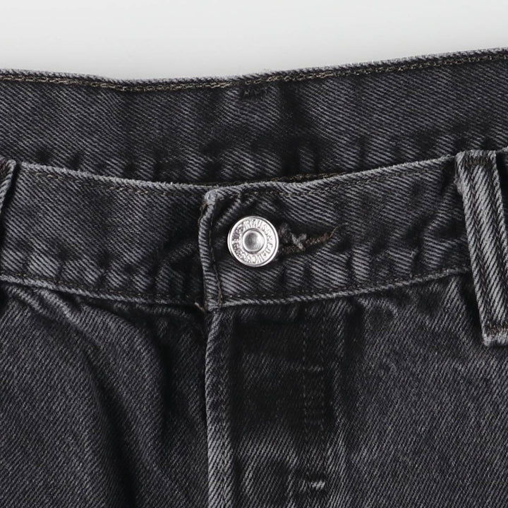 Levi's 501 Black Denim Straight Denim Pants for Men, W35 cotton black type Vintage Second Hand