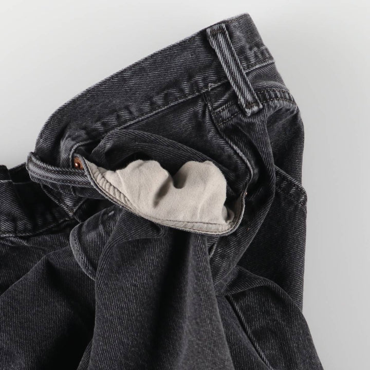 Levi's 501 Black Denim Straight Denim Pants for Men, W35 cotton black type Vintage Second Hand