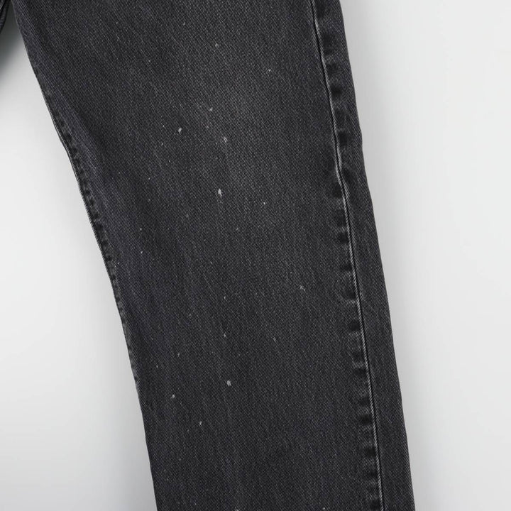 Levi's 501 Black Denim Straight Denim Pants for Men, W35 cotton black type Vintage Second Hand