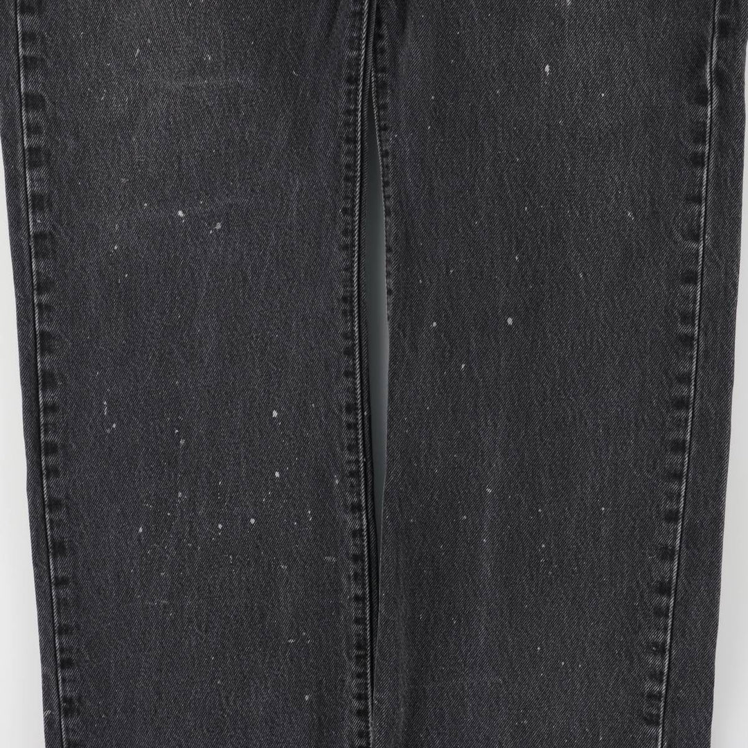 Levi's 501 Black Denim Straight Denim Pants for Men, W35 cotton black type Vintage Second Hand