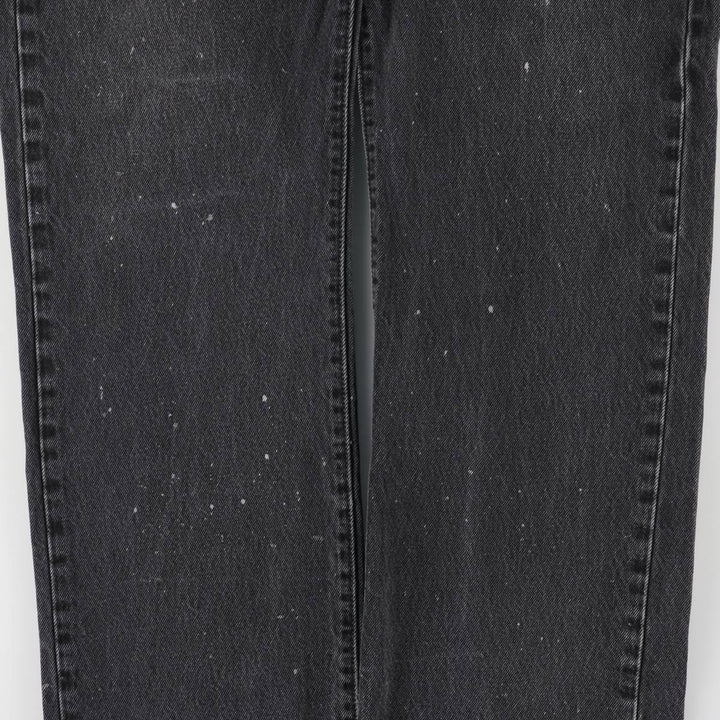 Levi's 501 Black Denim Straight Denim Pants for Men, W35 cotton black type Vintage Second Hand