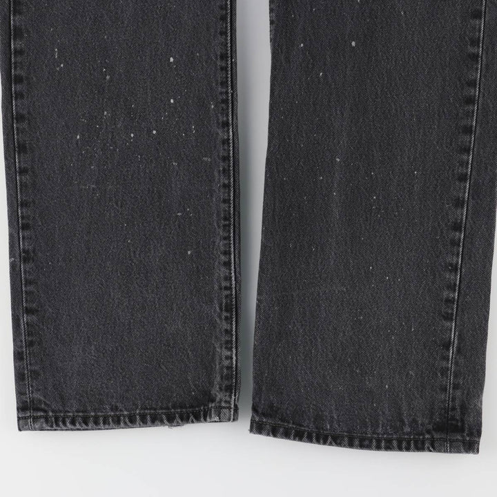 Levi's 501 Black Denim Straight Denim Pants for Men, W35 cotton black type Vintage Second Hand