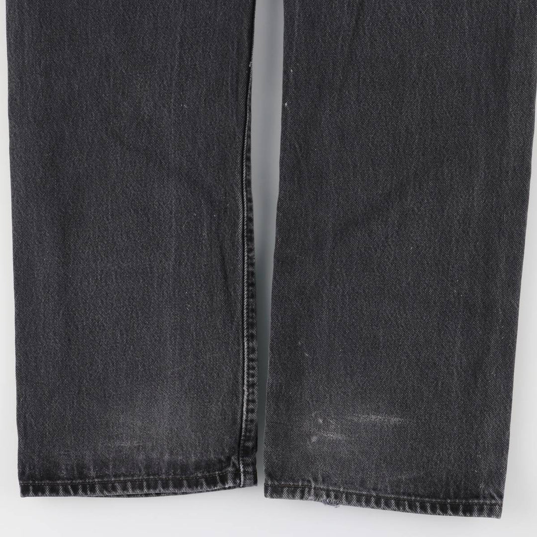 Levi's 501 Black Denim Straight Denim Pants for Men, W35 cotton black type Vintage Second Hand