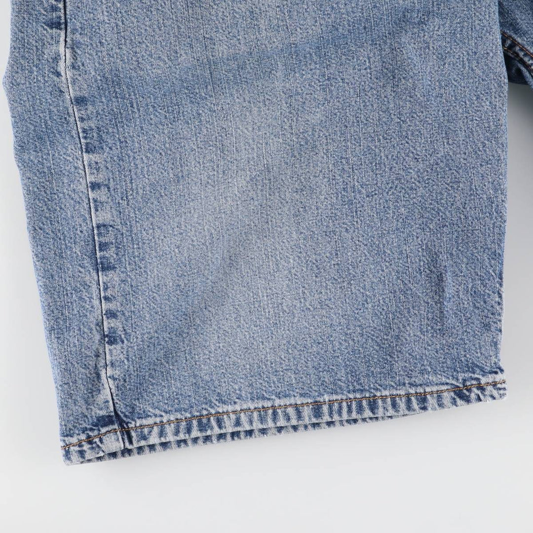 Levi's 569 LOOSE STRAIGHT denim shorts, half pants, men's w35 equivalent cotton blue type Vintage Second Hand