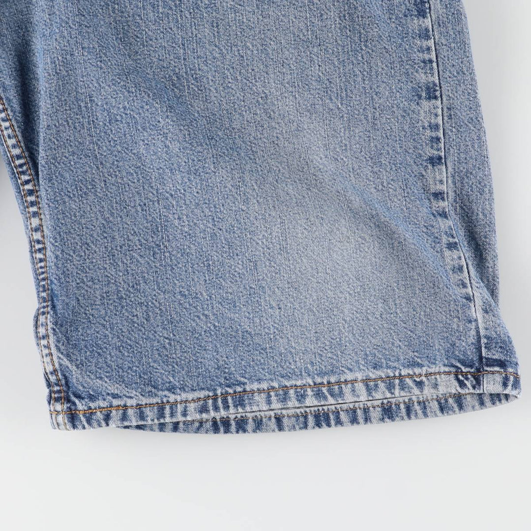 Levi's 569 LOOSE STRAIGHT denim shorts, half pants, men's w35 equivalent cotton blue type Vintage Second Hand