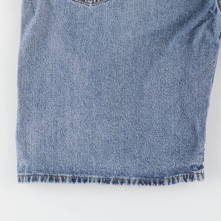 Levi's 569 LOOSE STRAIGHT denim shorts, half pants, men's w35 equivalent cotton blue type Vintage Second Hand