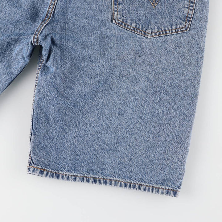 Levi's 569 LOOSE STRAIGHT denim shorts, half pants, men's w35 equivalent cotton blue type Vintage Second Hand