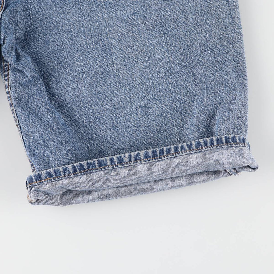 Levi's 569 LOOSE STRAIGHT denim shorts, half pants, men's w35 equivalent cotton blue type Vintage Second Hand