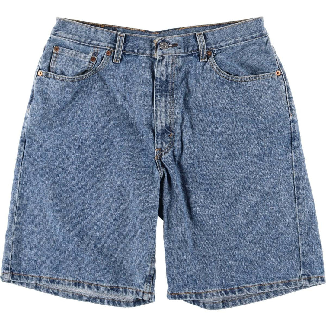 Levi's 550 denim shorts, half pants, men's size w34 cotton blue type Vintage Second Hand