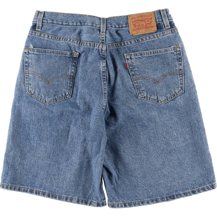 Levi's 550 denim shorts, half pants, men's size w34 cotton blue type Vintage Second Hand