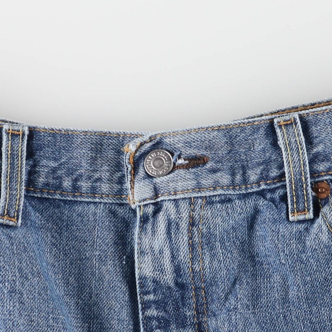 Levi's 550 denim shorts, half pants, men's size w34 cotton blue type Vintage Second Hand