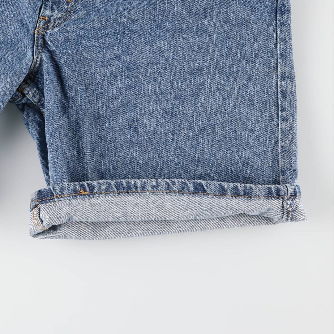 Levi's 550 denim shorts, half pants, men's size w34 cotton blue type Vintage Second Hand