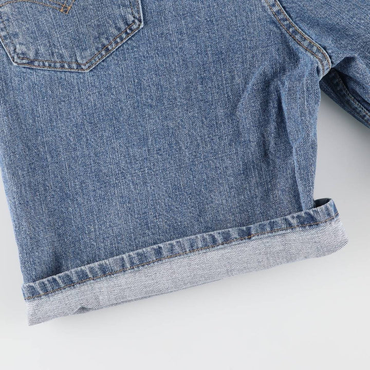 Levi's 550 denim shorts, half pants, men's size w34 cotton blue type Vintage Second Hand