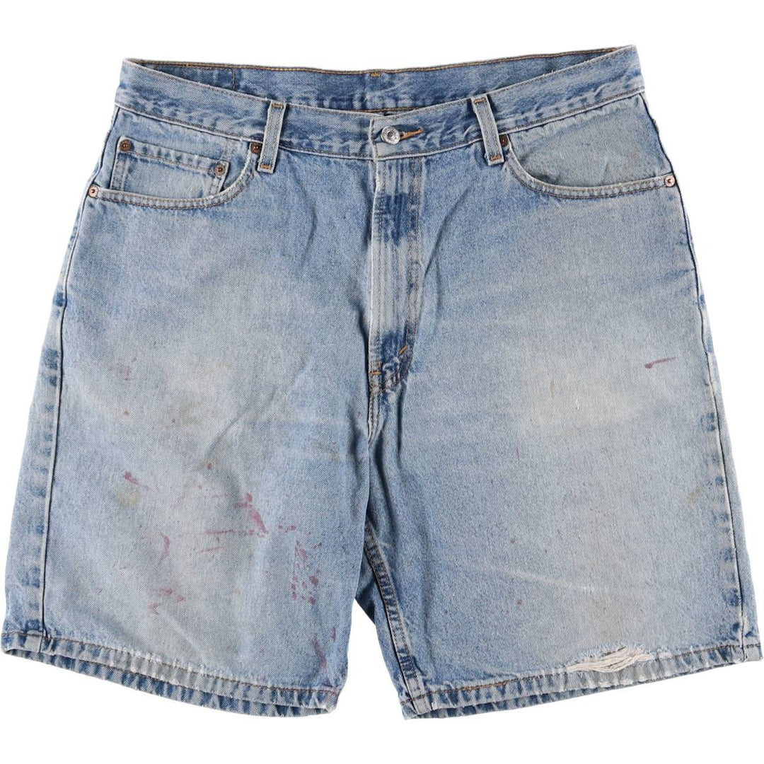 Levi's 550 Relaxed Fit Denim Shorts, Men's Size W37 cotton blue type Vintage Second Hand