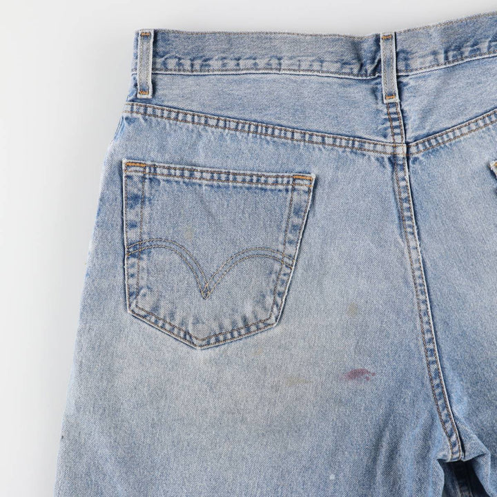 Levi's 550 Relaxed Fit Denim Shorts, Men's Size W37 cotton blue type Vintage Second Hand