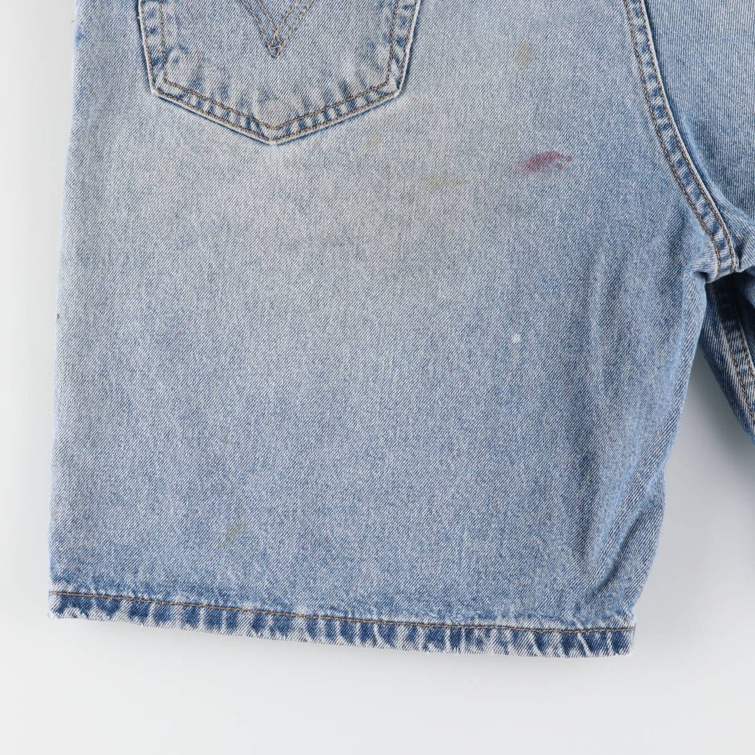 Levi's 550 Relaxed Fit Denim Shorts, Men's Size W37 cotton blue type Vintage Second Hand