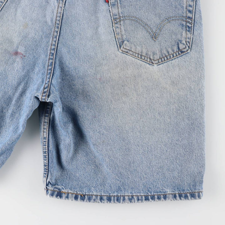 Levi's 550 Relaxed Fit Denim Shorts, Men's Size W37 cotton blue type Vintage Second Hand