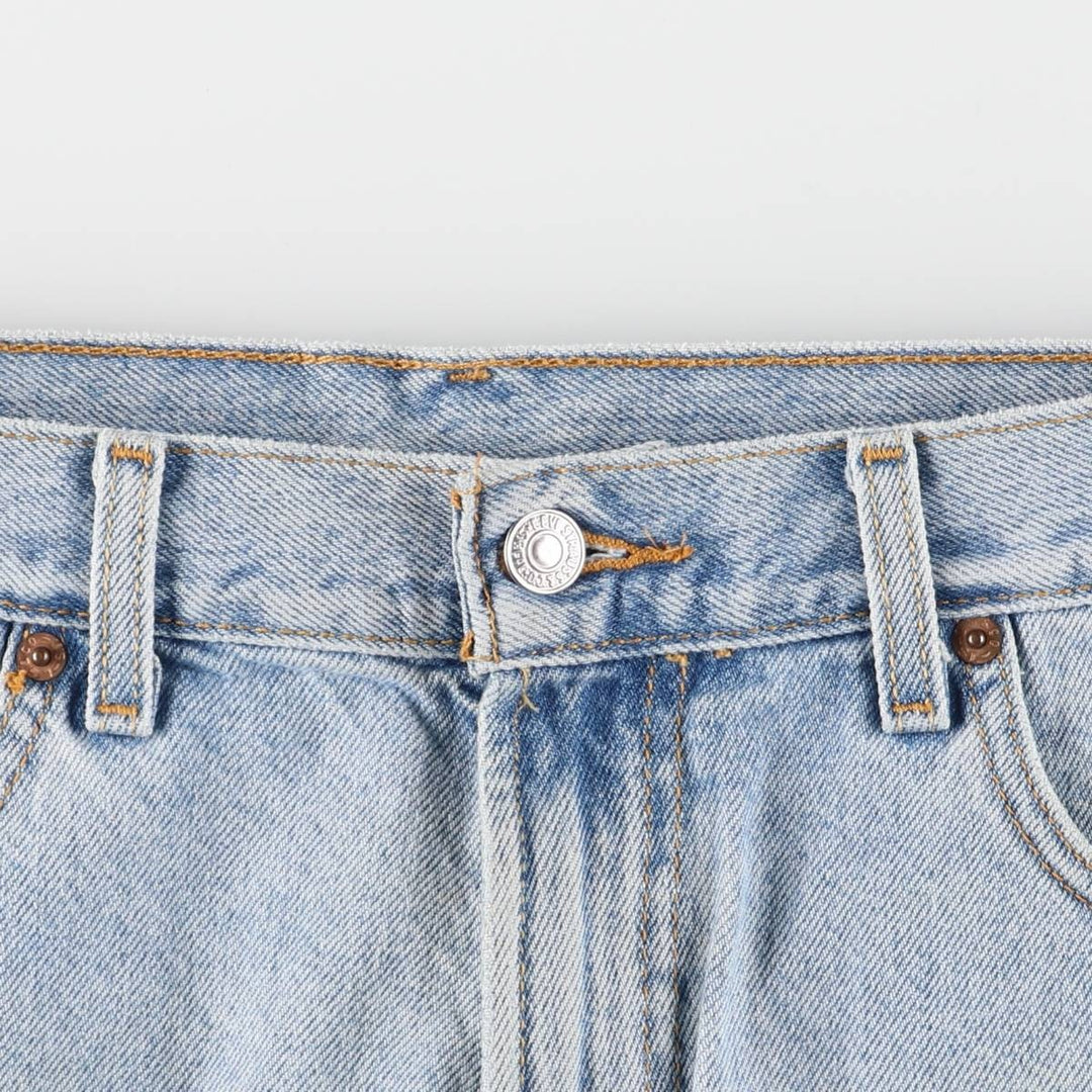 Levi's 550 Relaxed Fit Denim Shorts, Men's Size W34 cotton blue type Vintage Second Hand