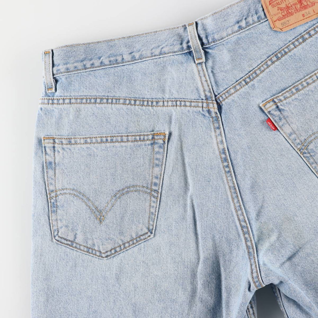 Levi's 550 Relaxed Fit Denim Shorts, Men's Size W34 cotton blue type Vintage Second Hand
