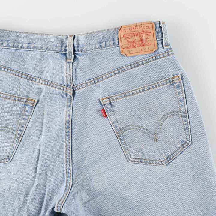 Levi's 550 Relaxed Fit Denim Shorts, Men's Size W34 cotton blue type Vintage Second Hand