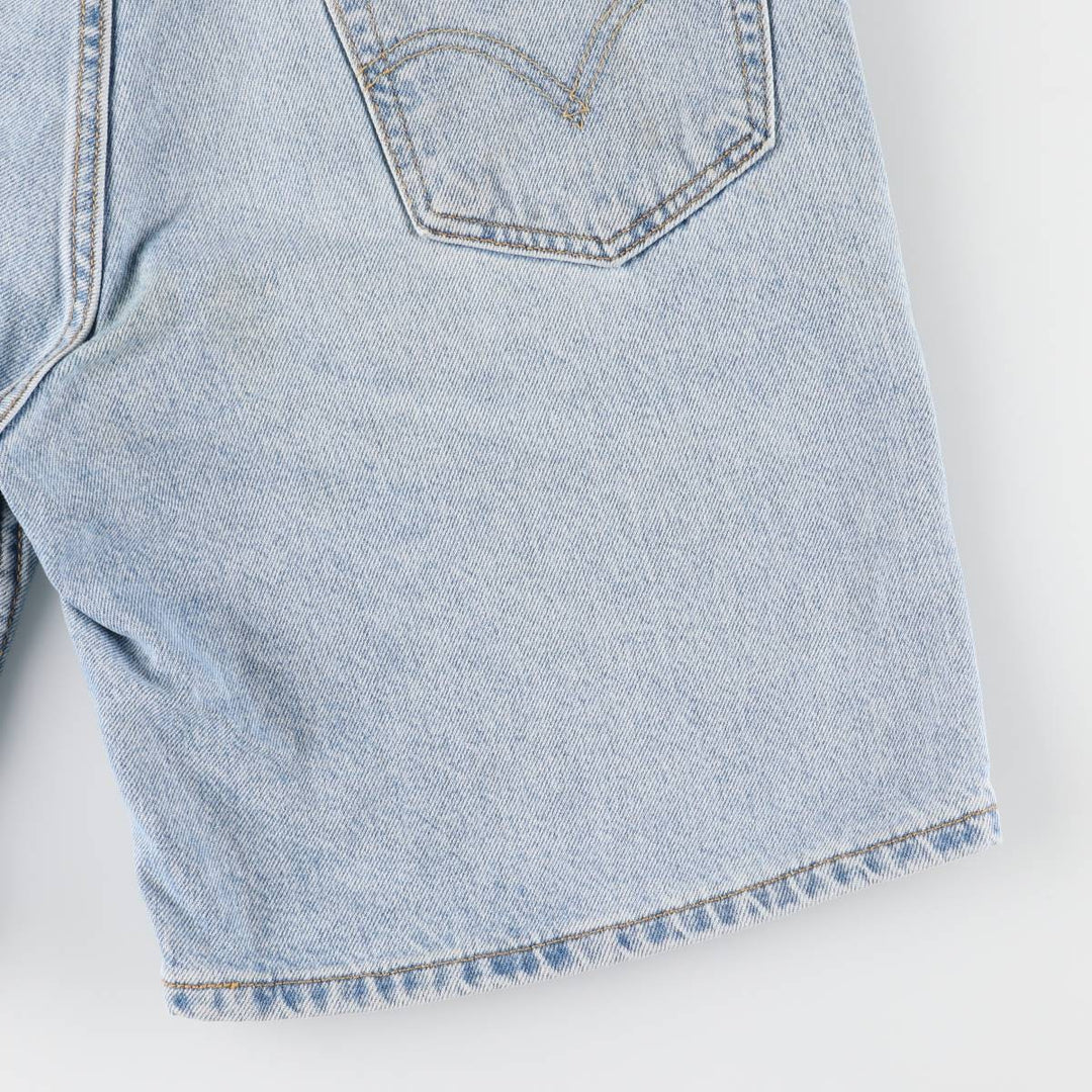 Levi's 550 Relaxed Fit Denim Shorts, Men's Size W34 cotton blue type Vintage Second Hand
