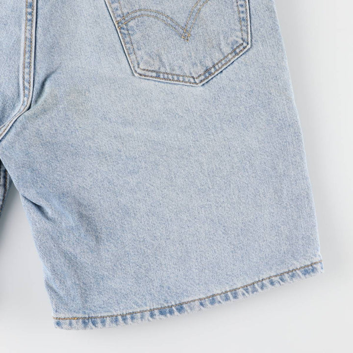 Levi's 550 Relaxed Fit Denim Shorts, Men's Size W34 cotton blue type Vintage Second Hand