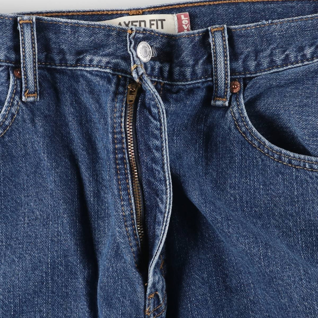 Levi's 550 Relaxed Fit Denim Shorts, Men's Size W34 cotton blue type Vintage Second Hand