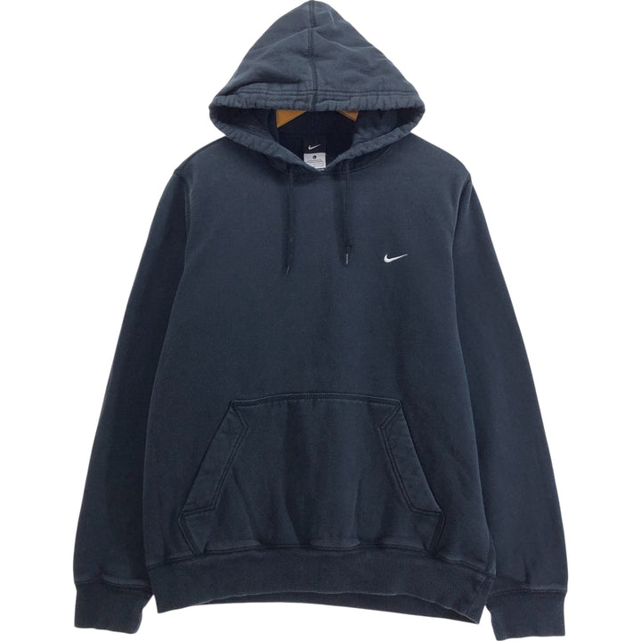 00'S Nike Sweat Pullover Hoodie Men's Size L cotton black type Vintage Second Hand